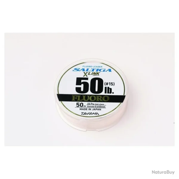 jusqu'à Fluorocarbone Daiwa Saltiga X’Link 30M 47/100-30LBS 1