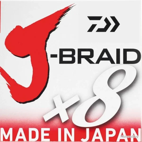 Nouveau J-Braid X 8 300 M Multicolore Tresse Daiwa Ø 0.51 Mm / PE 10 / 56.00 Kg / 123 Lbs 1