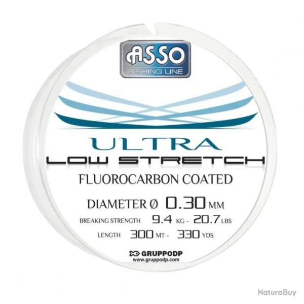 achetez Nylon Asso Ultra Low Stretch – 300 M 18/100-3,5KG 1