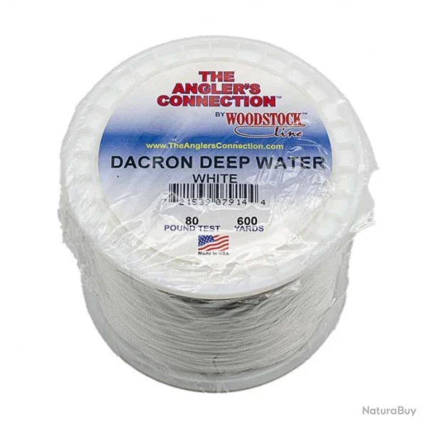 online boutique Woodstock Dacron Deep Water 600 YDS 80lb 1