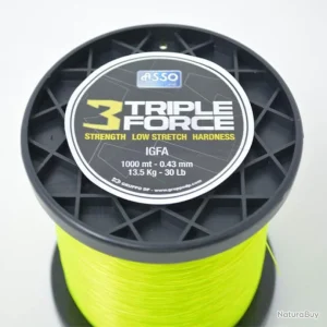 livraison la plus rapide Asso Nylon Triple Force Jaune 30lb 1000m 6