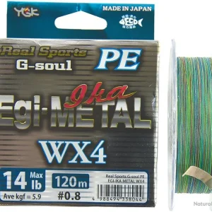 magasin YGK G SOUL WX4 EGI&METAL – PE 0.4 6