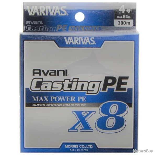 Large choix en ligne Varivas Avani Casting PE Max Power 300m 64lb 1