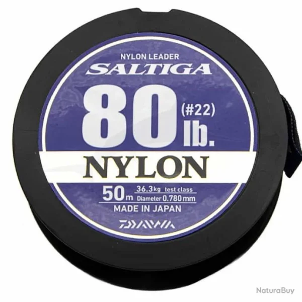 Daiwa Saltiga Nylon Leader 80lb fashion pas cher 1