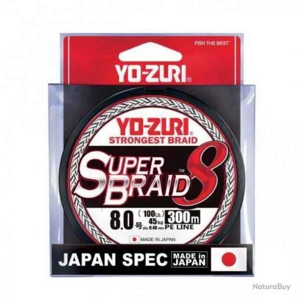 acheter Yo-zuri Tresse Superbraid 8x – 0.15mm – Pe0.8 – 150m 1