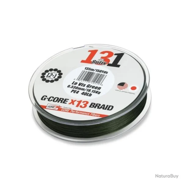 Sufix 131 G-core 150m 0,185mm soldes ligne 1