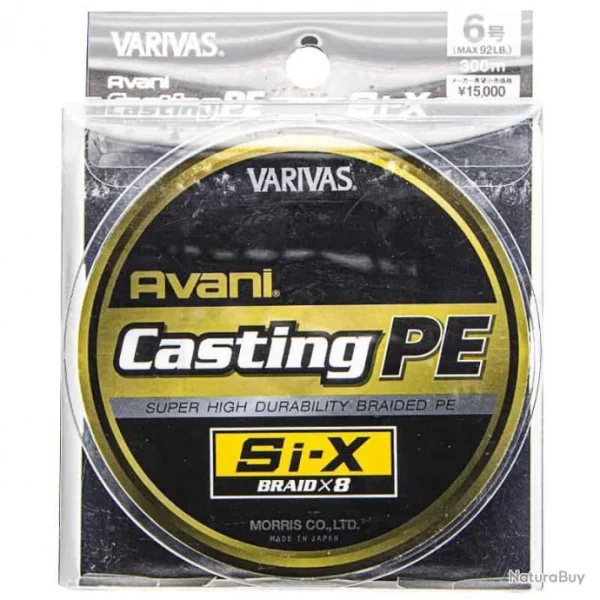 Varivas Avani Casting PE SI-X 92lb 300m france 1