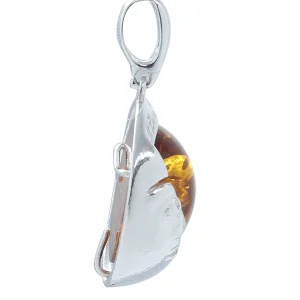 Pendentif Symbolique – Bijou Symbolique Ambre Et Argent en ligne vente 7